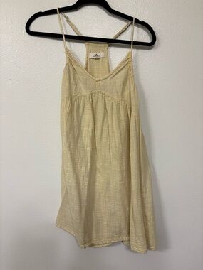 Rip Curl Pale Yellow Gauze Sundress